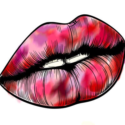 realistic lips