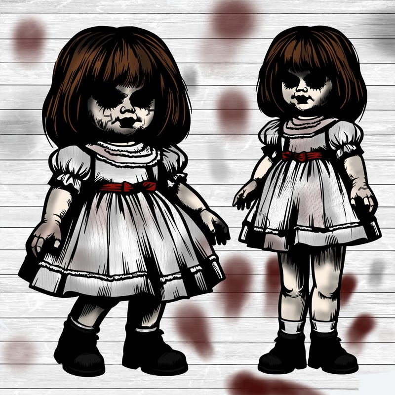 realistic creepy doll