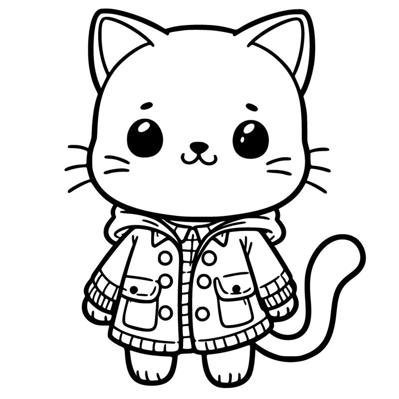 a cat with a outfit