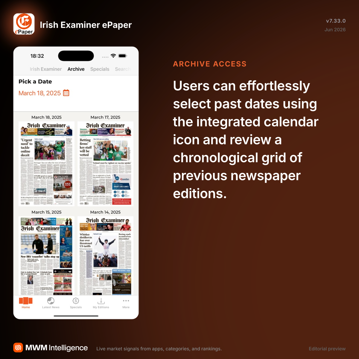 Irish Examiner ePaper - News App | MWM