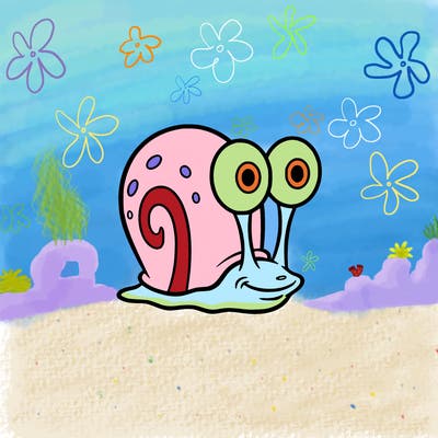 gary the snail from spongebob
