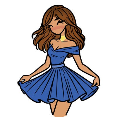 woman in skirt