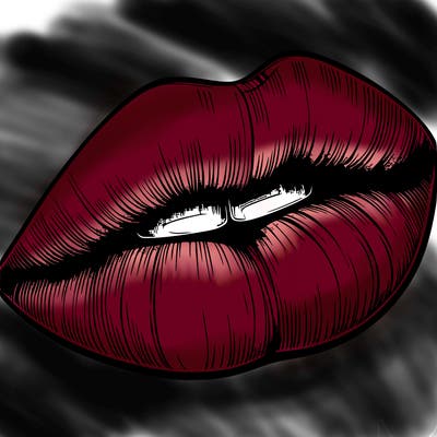 realistic lips