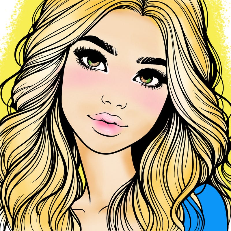 beautiful realistic girl