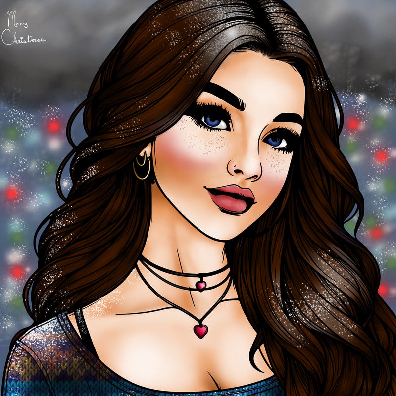 detailed realistic girl