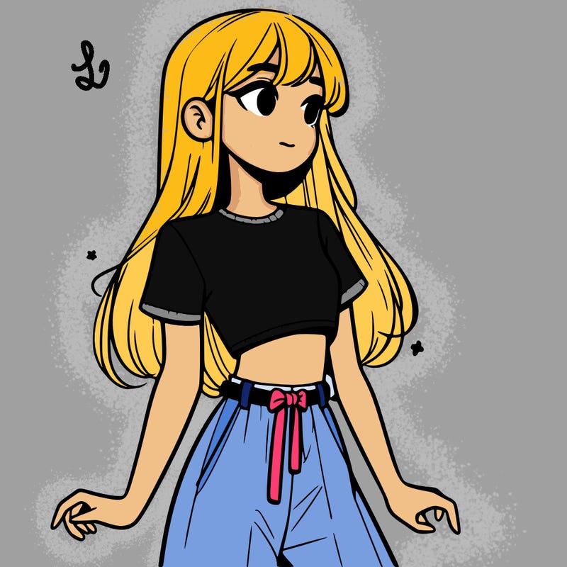 girl in a cute crop top