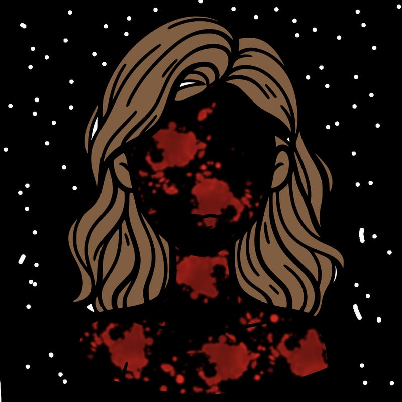 a woman without a face