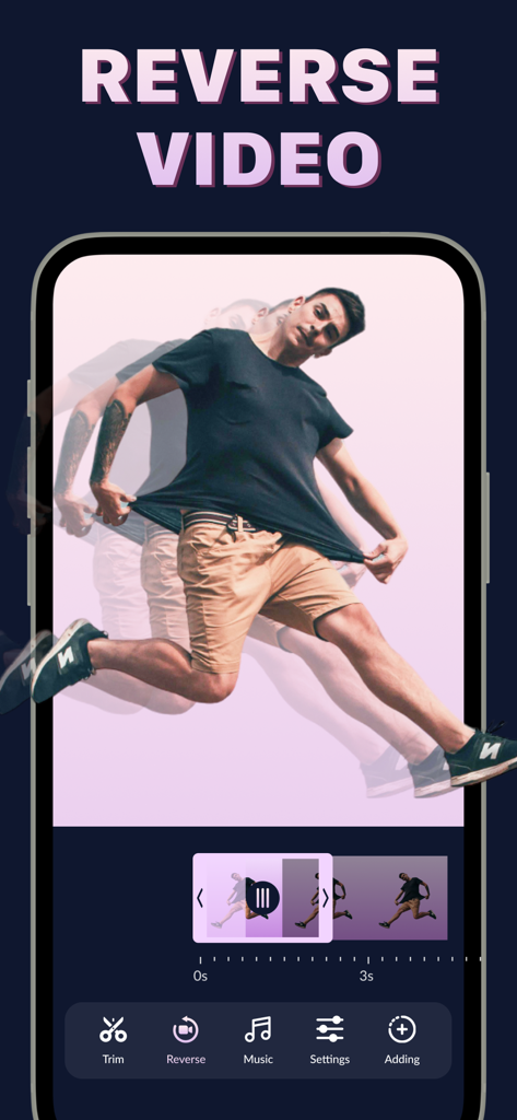 Reverse video editor - toback - Photo & Video App | MWM