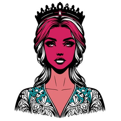 realistic beautiful queen