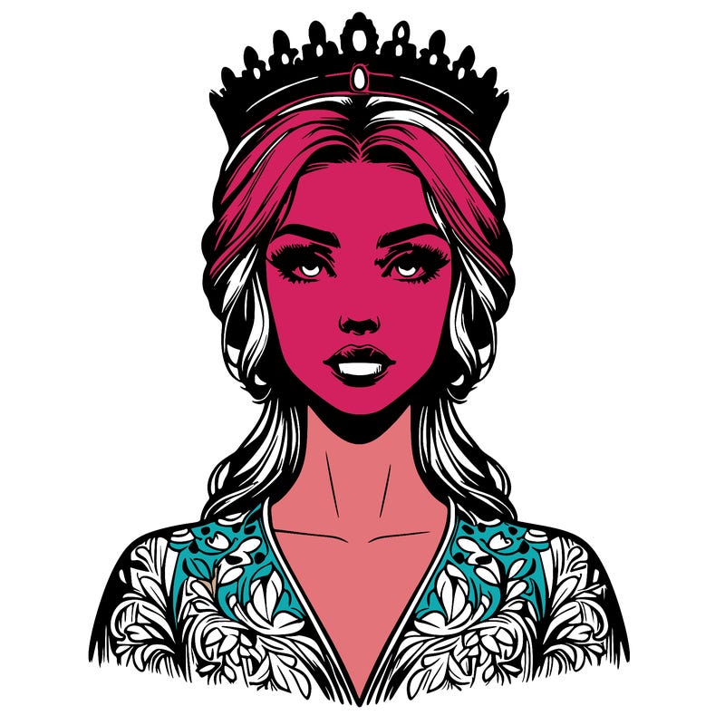 realistic beautiful queen