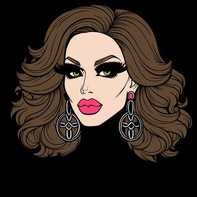 realistic drag queen