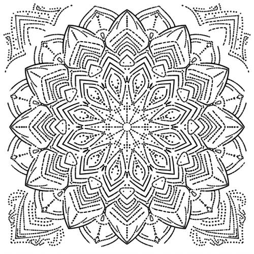 Dot Work Mandala