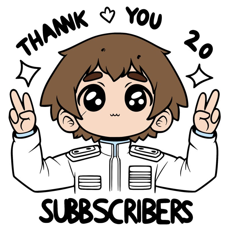 thanks for 20 subscribers ❤️