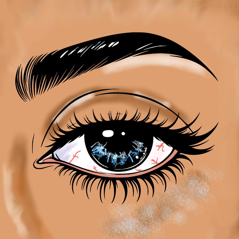 eye closed realistic