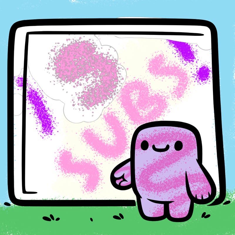 big blank piece of paper