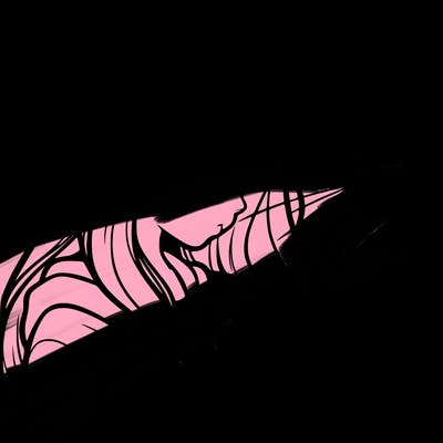 a realistic girl spray painting