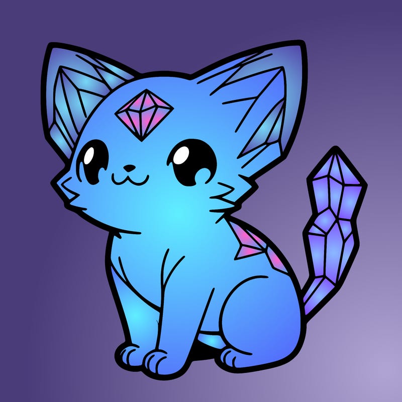 crystal kitten