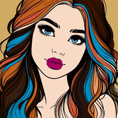 beautiful realistic girl