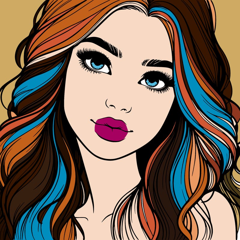 beautiful realistic girl