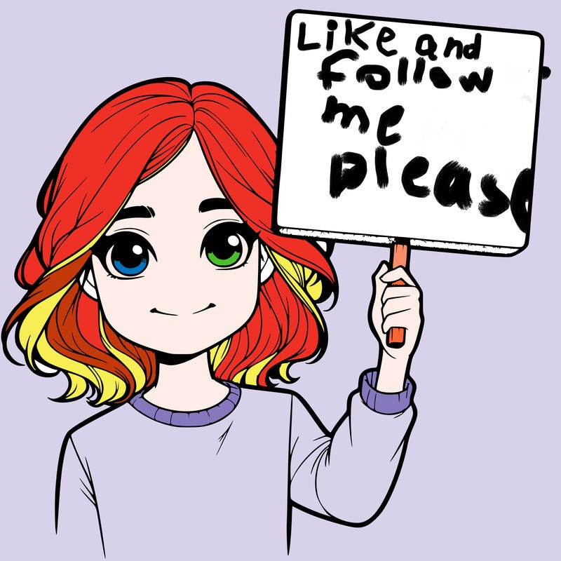 realistic girl holding up a sign