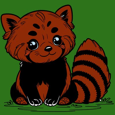 red panda