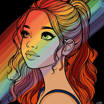 beautiful realistic girl