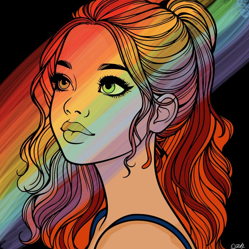 beautiful realistic girl