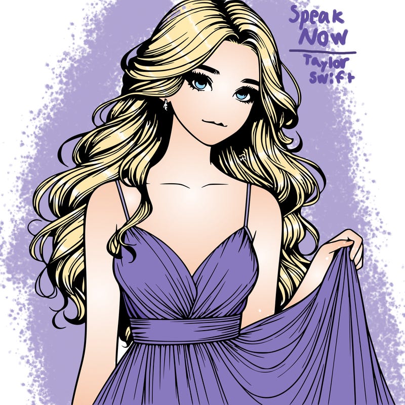 realistic girl in flowy silky prom dress