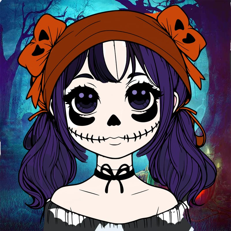 realistic girl halloween