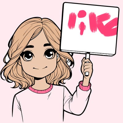 realistic girl holding up a sign