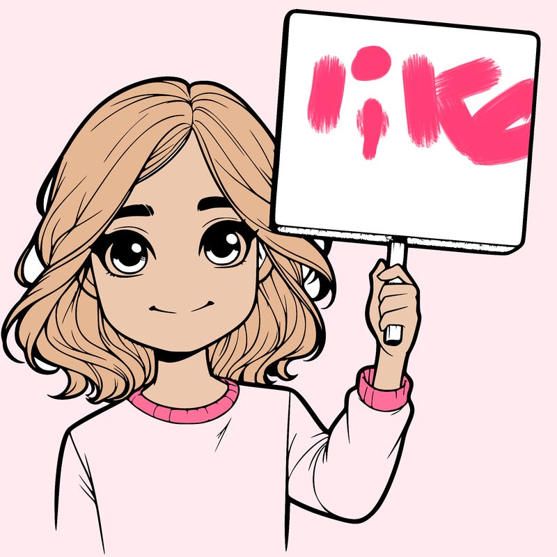 realistic girl holding up a sign