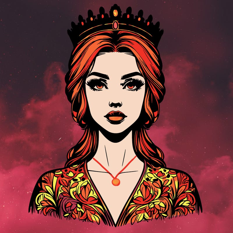 realistic beautiful queen