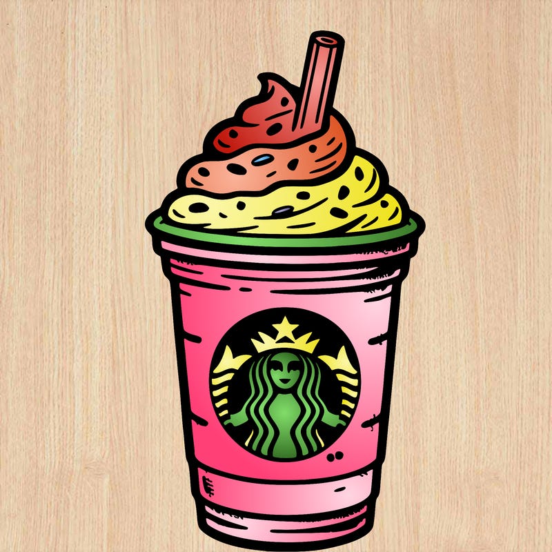 starbucks, frappuccino