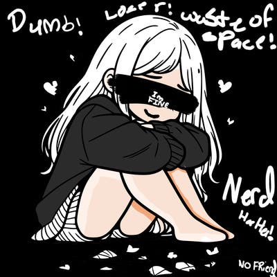 a girl after a breakup