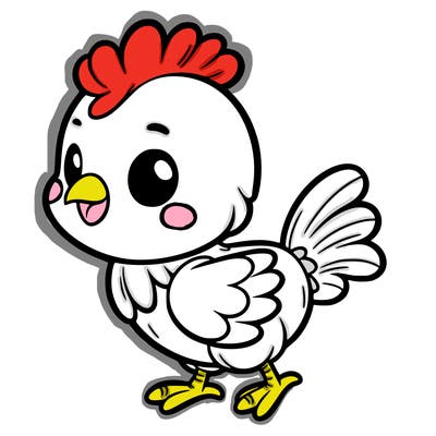 baby young rooster