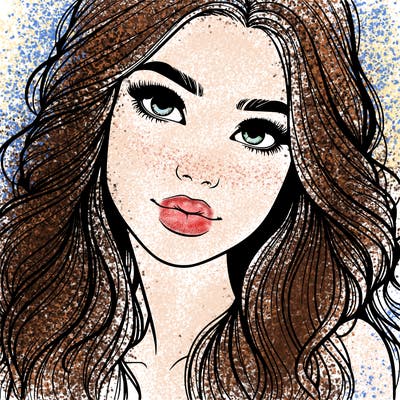 beautiful realistic girl