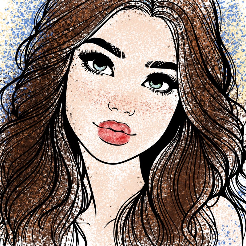 beautiful realistic girl