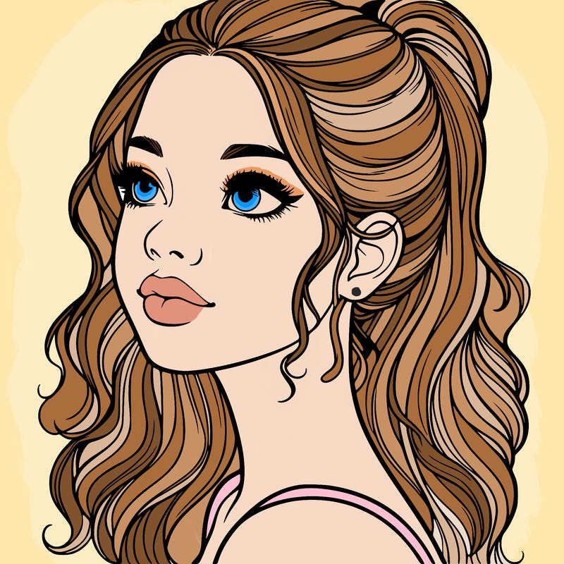 beautiful realistic girl