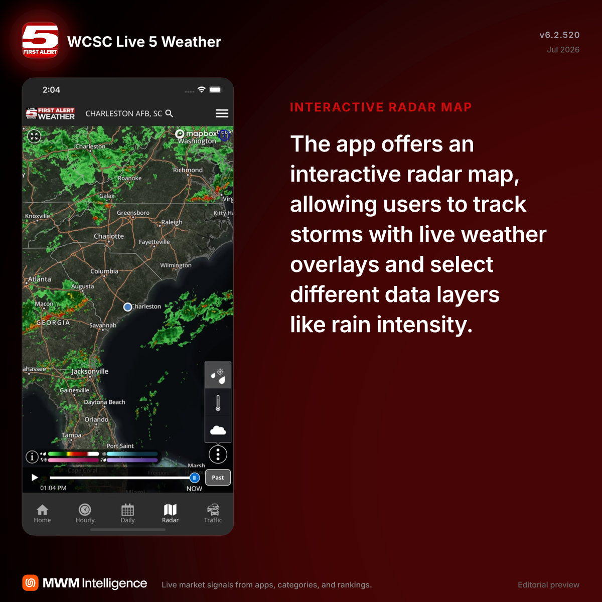 WCSC Live 5 Weather - Weather App | MWM