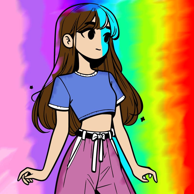 girl in a cute crop top