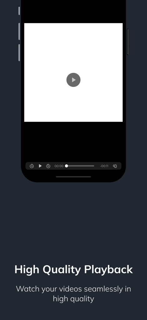 SaveX: X Bluesky Video Saver - Tela do aplicativo SaveX mostrando reprodução de vídeo de alta qualidade com controles de reprodução
