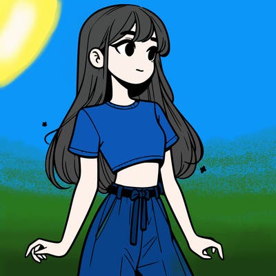 girl in a cute crop top