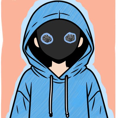 faceless girl in hoodie
