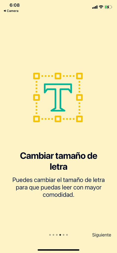 Himnario IDMJI - Screenshot of the Himnario IDMJI app showing the feature to change font size for better readability