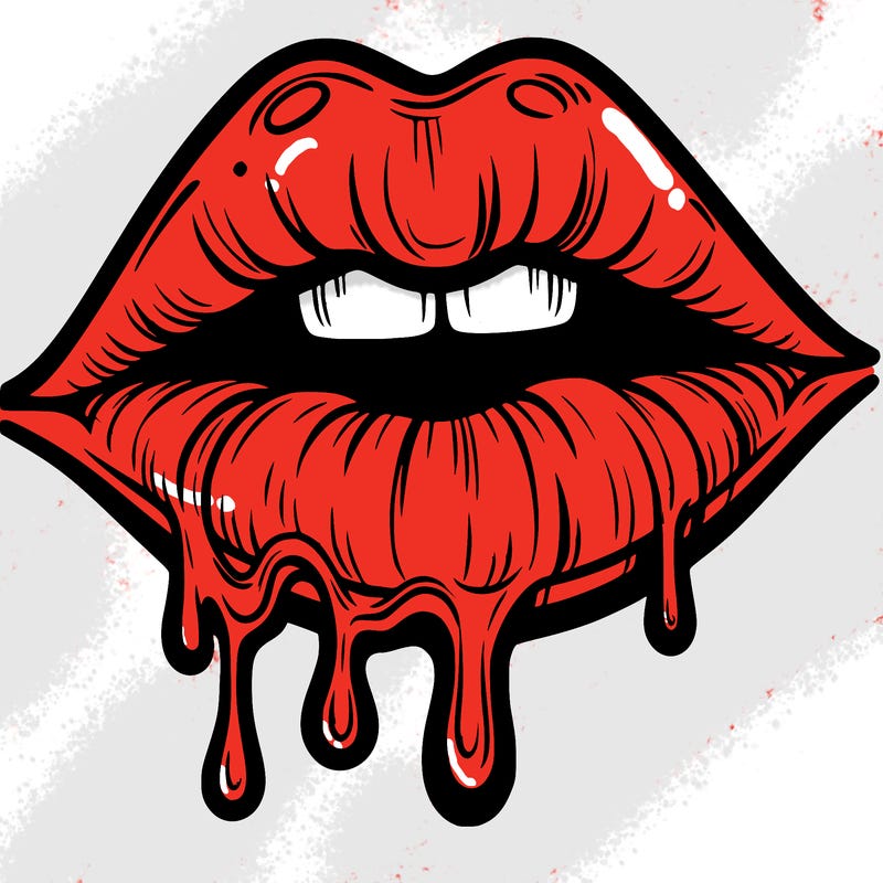 lips that look realistic and drip