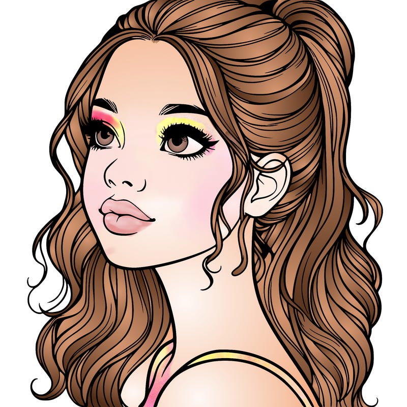 beautiful realistic girl