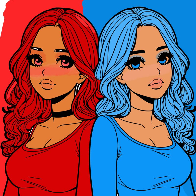 realistic twin sisters