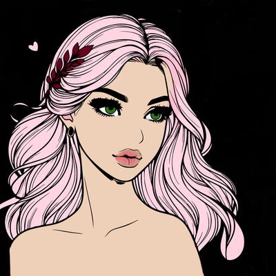 beautiful realistic girl