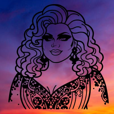 realistic plus size drag queen