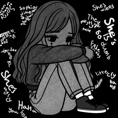 a girl  after a breakup